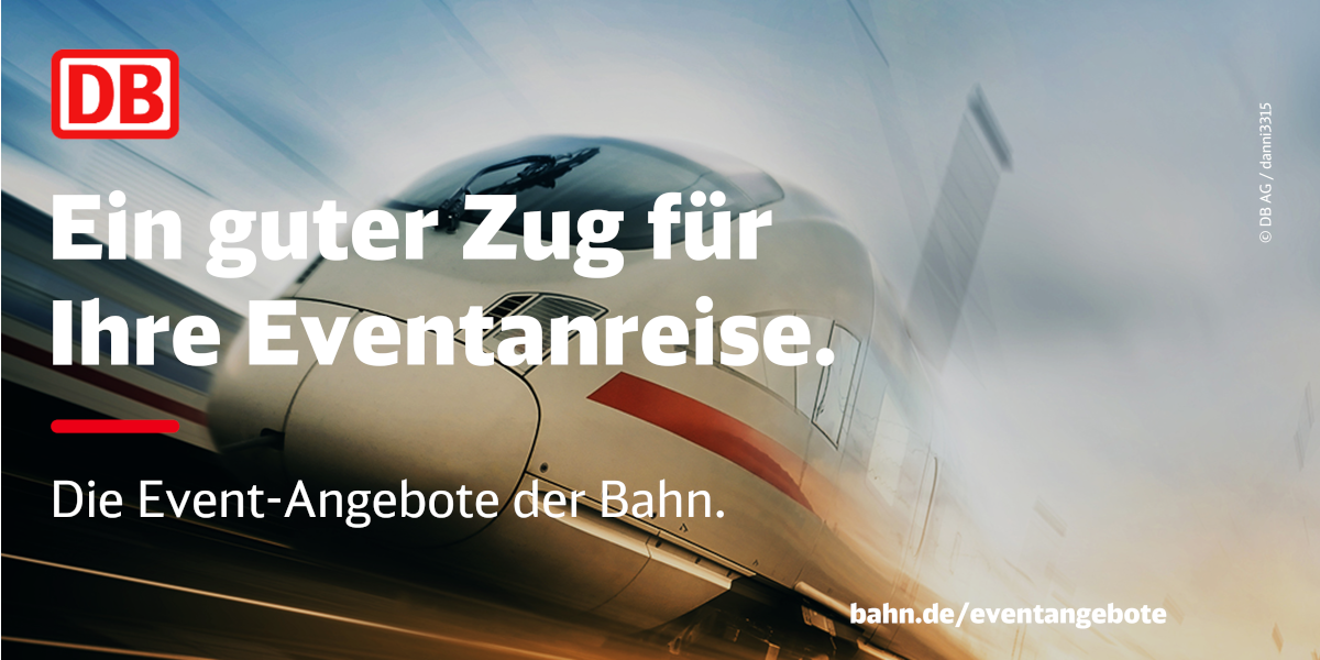 Veranstaltungsticket der deutschen Bahn